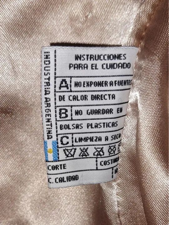 Jaqueta feminina couro legítimo, cor creme - Foto 3