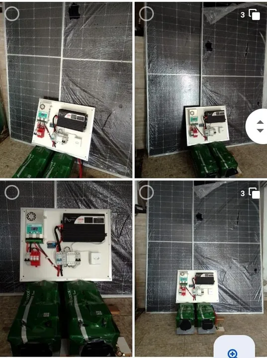 Energia solar para sítio 12x de 860