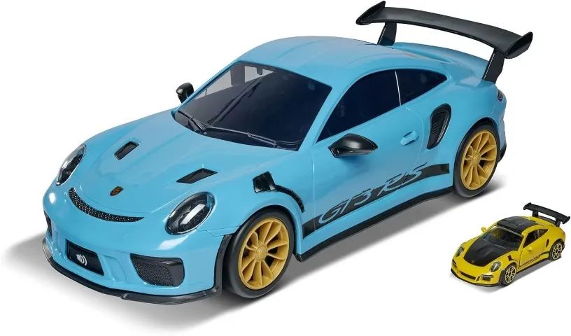 Porsche 911 Gt3 Rs Carry Case Majorette com 1 Miniatura e com som