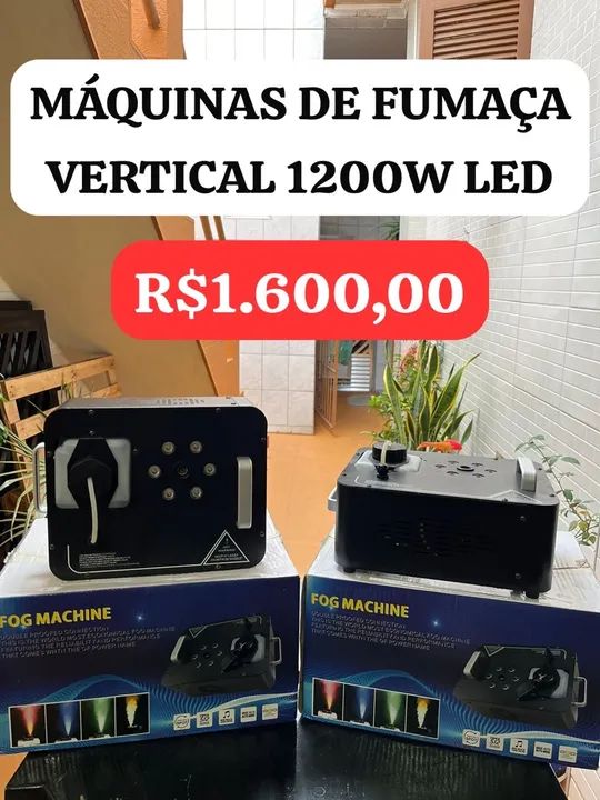 Máquinas de Fumaça Vertical