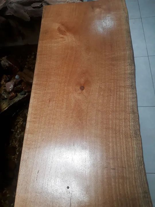 Prancha de madeira rústica pra pia de banheiro  ou aparador.  - Foto 3