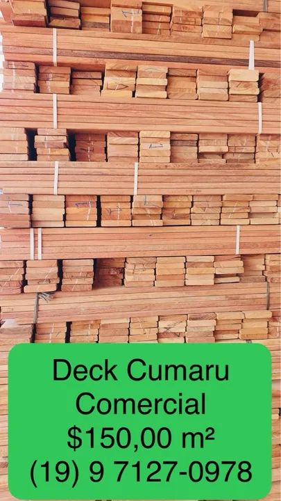 Deck Cumaru Comercial - 165,00 m²  - Foto 4