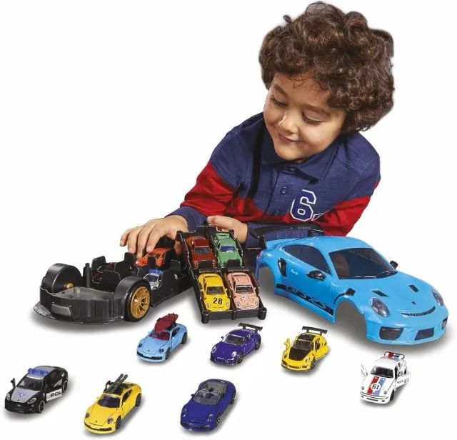 Porsche 911 Gt3 Rs Carry Case Majorette com 1 Miniatura e com som - Foto 5