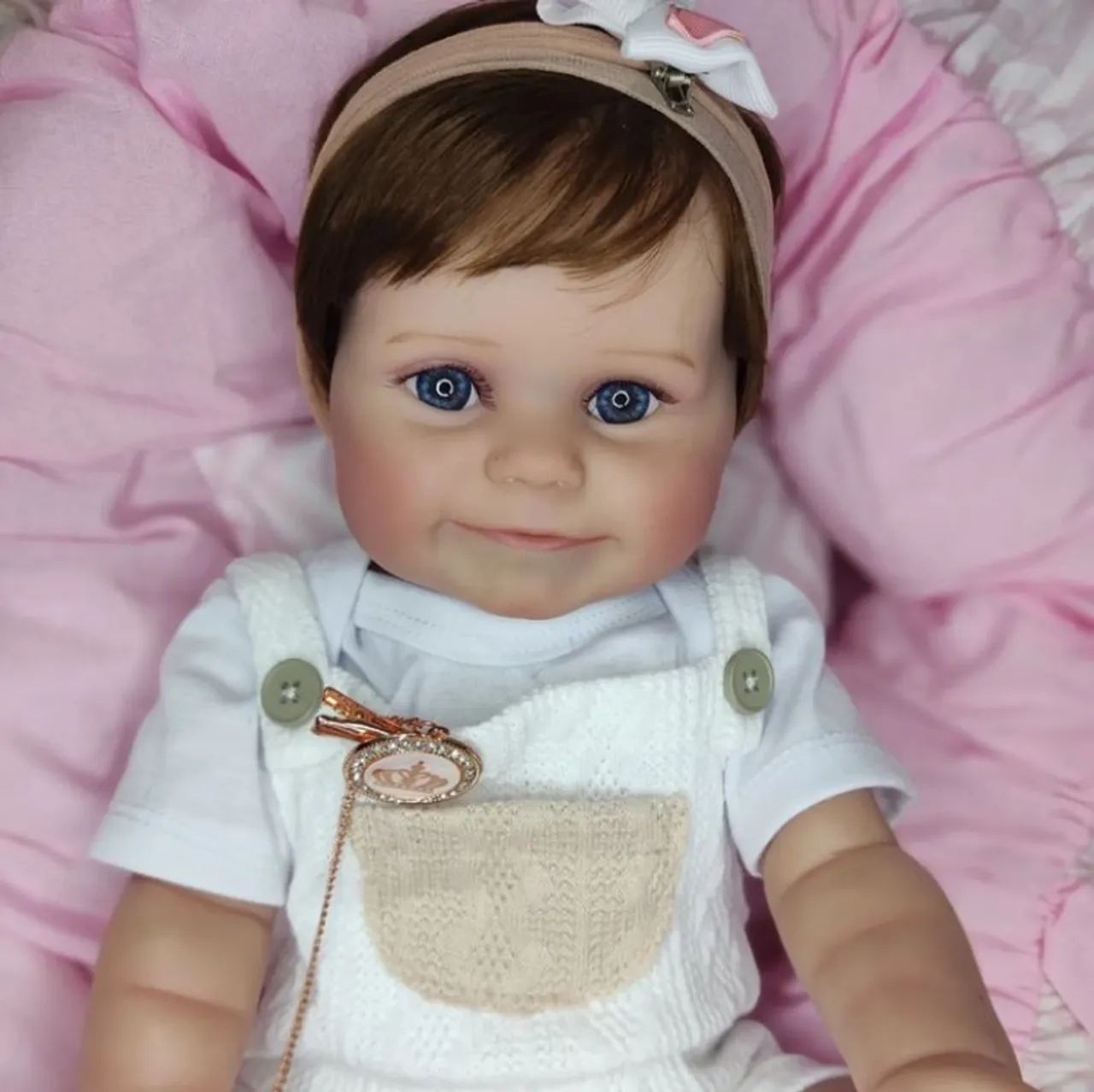 Bebê Reborn boneca realista com vacina e teste do pezinho - Foto 2