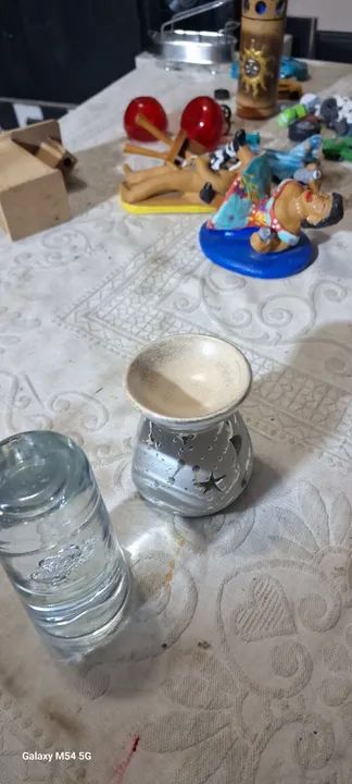 Queimador de Essências Decorativo+ 1 tubo de cristal 