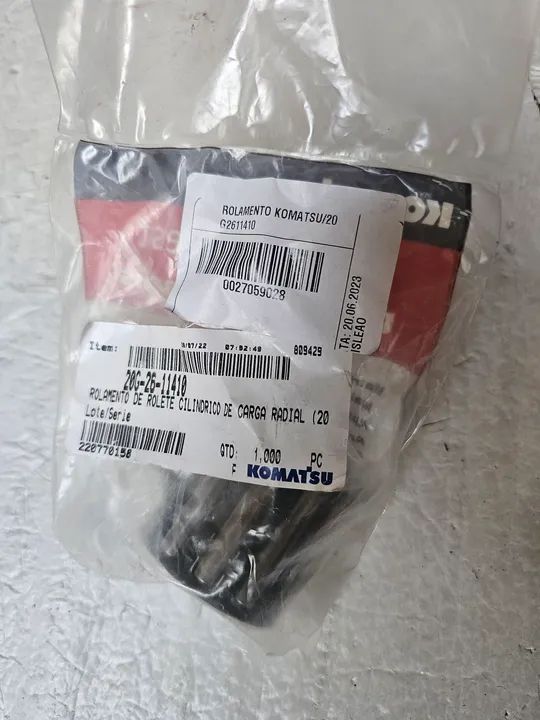 Escavadeira komatsu pc200 rolamento agulha novo original 20G2611410