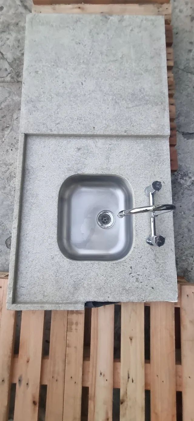 Pia cozinha completa  com torneira - Foto 3