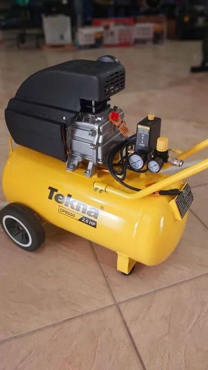 Compressor de ar 50 Litros 2.5hp 116psi - Tekna(Loja) - Foto 5