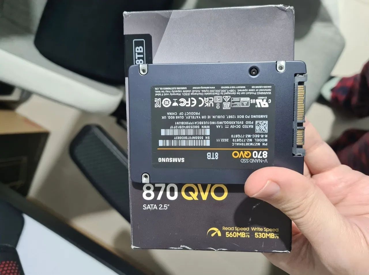 SSD Samsung 870 QVO 8TB SATA III Original