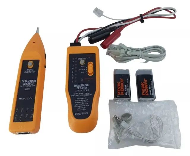 Kit Localizador e Testador de Cabos Zumbidor Ponteira Indutiva + Estojo de transporte - Foto 5