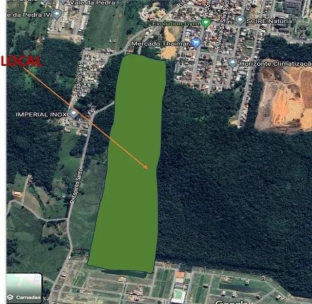 Área com 226 mil m² em São José/SC