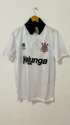 Camisa retrô Corinthians 1990 branca - Promoção