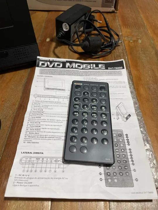 Tectoy DVD Mobile DVT-T6000 12 jogos na memória (envio Olx pay) - Foto 3