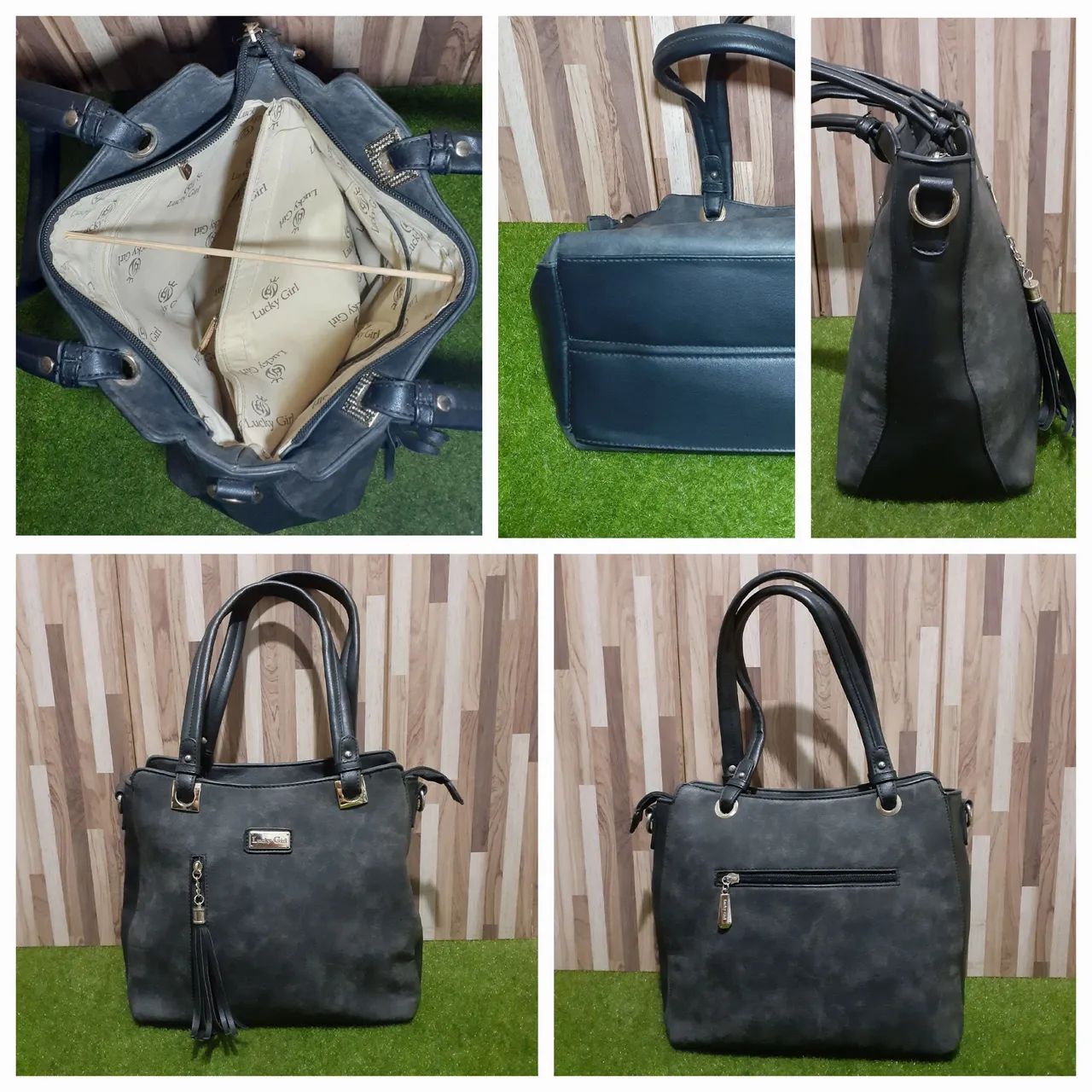 Bolsas Semi-Novas de Couro Legítimo  - Foto 3