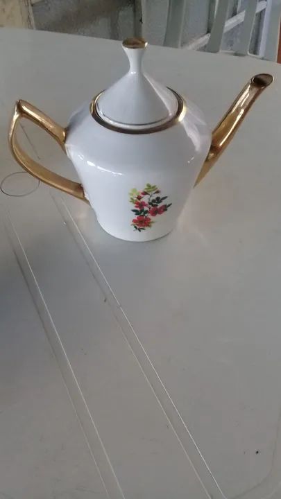 bule porcelana antigo pozzani - Foto 3