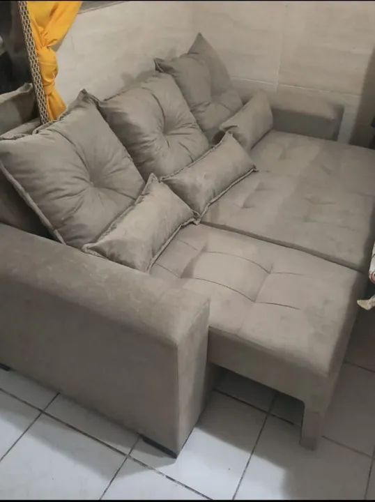 Sofá retrátil 3 lugares - Foto 5