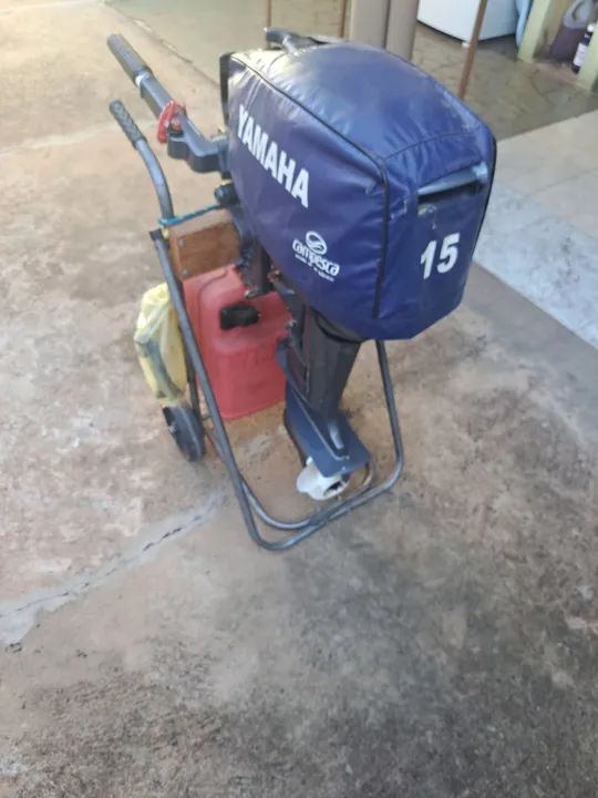 Motor Popa Yamaha 2 tempos 15GMHS - Foto 2