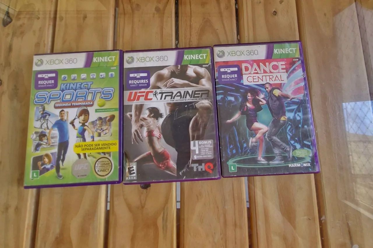 3 Jogos Xbox 360 Kinect