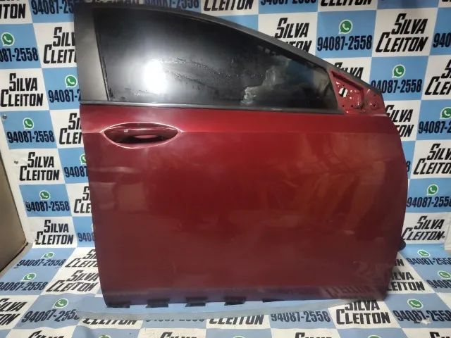 porta dianteira direita onix 2020 2021 2022 2023 2024 2025 cor vermelha  - Foto 5