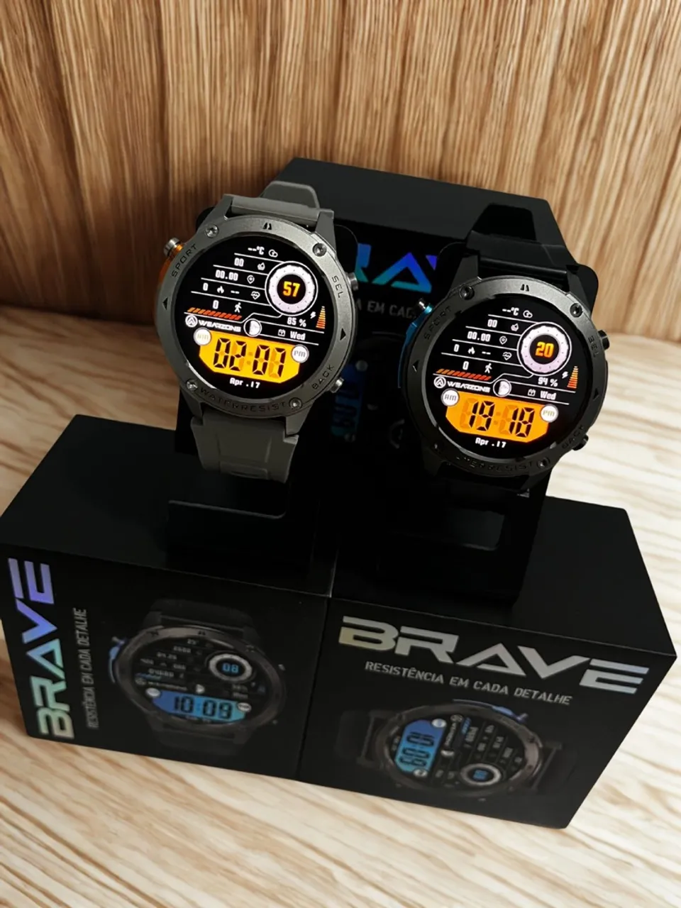 Smartwatch Brave Resistência e Design Robusto
