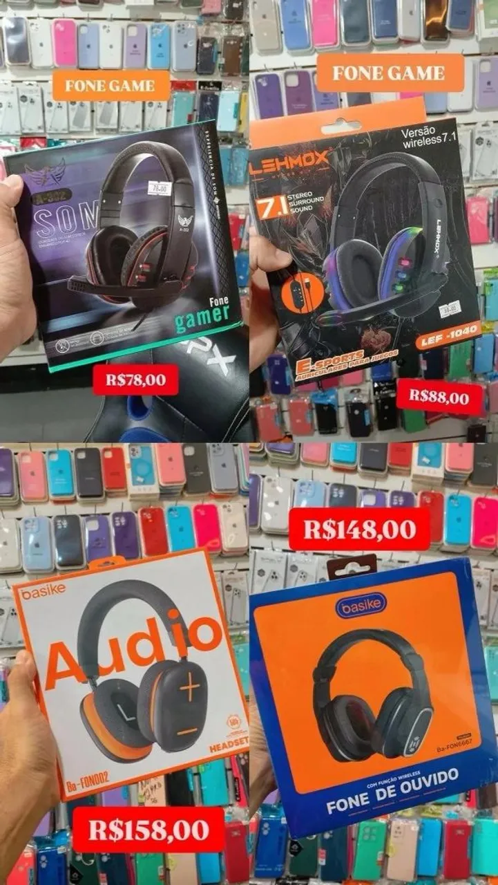 Fones de Ouvido para Celular - Diversos Modelos