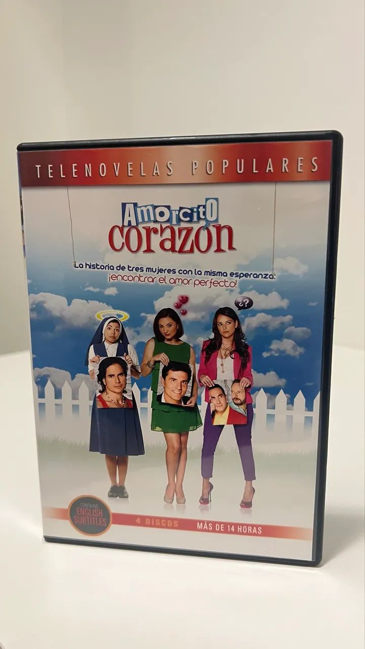DVD da novela mexicana Amorcito Corazón 