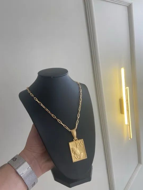 Cordão Tijolinho Alongado 100% Moeda Antiga