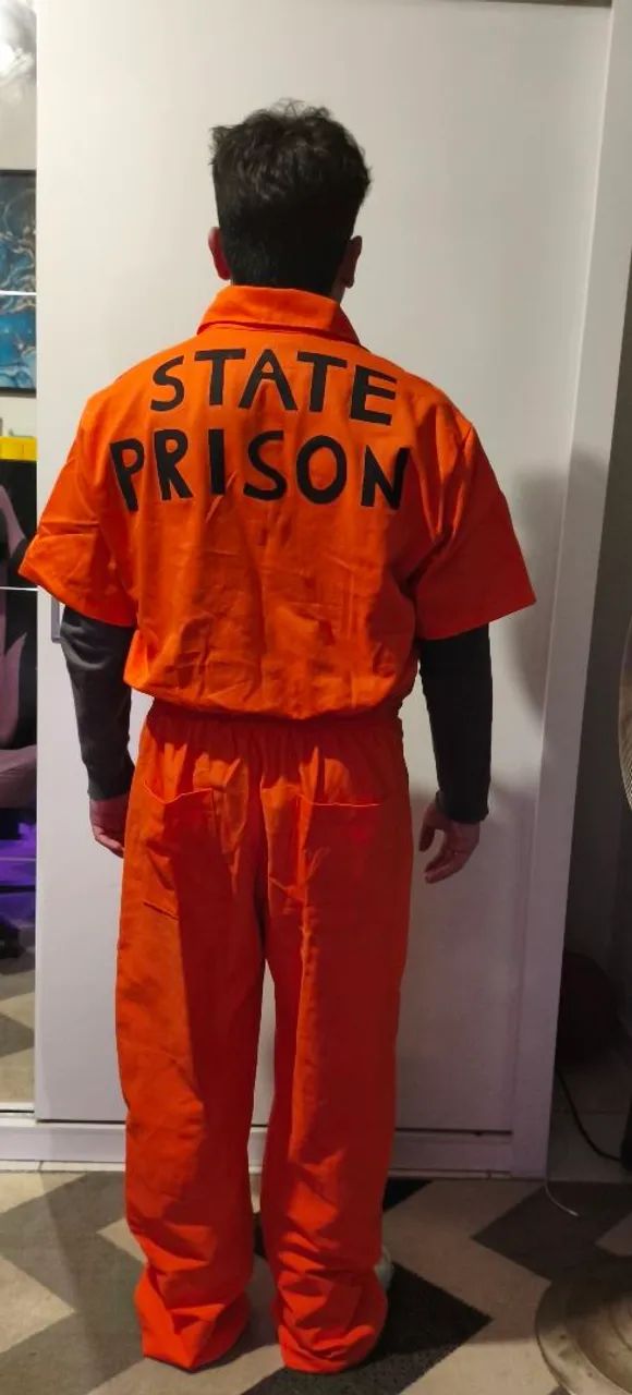 Macacão cosplay laranja prisão  - Foto 3