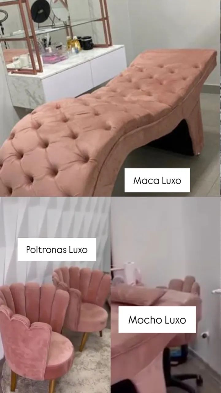 Maca, mocho, poltronas 