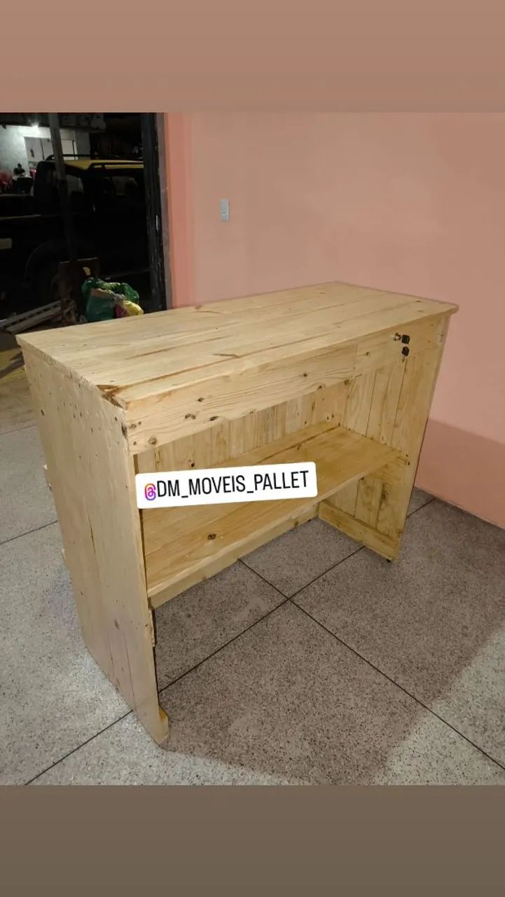 Balcão comercial de Pallet com expositores  - Foto 2