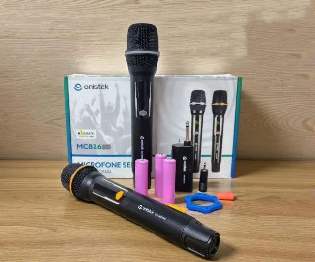 Microfone Sem Fio Profissional Onistek MC826