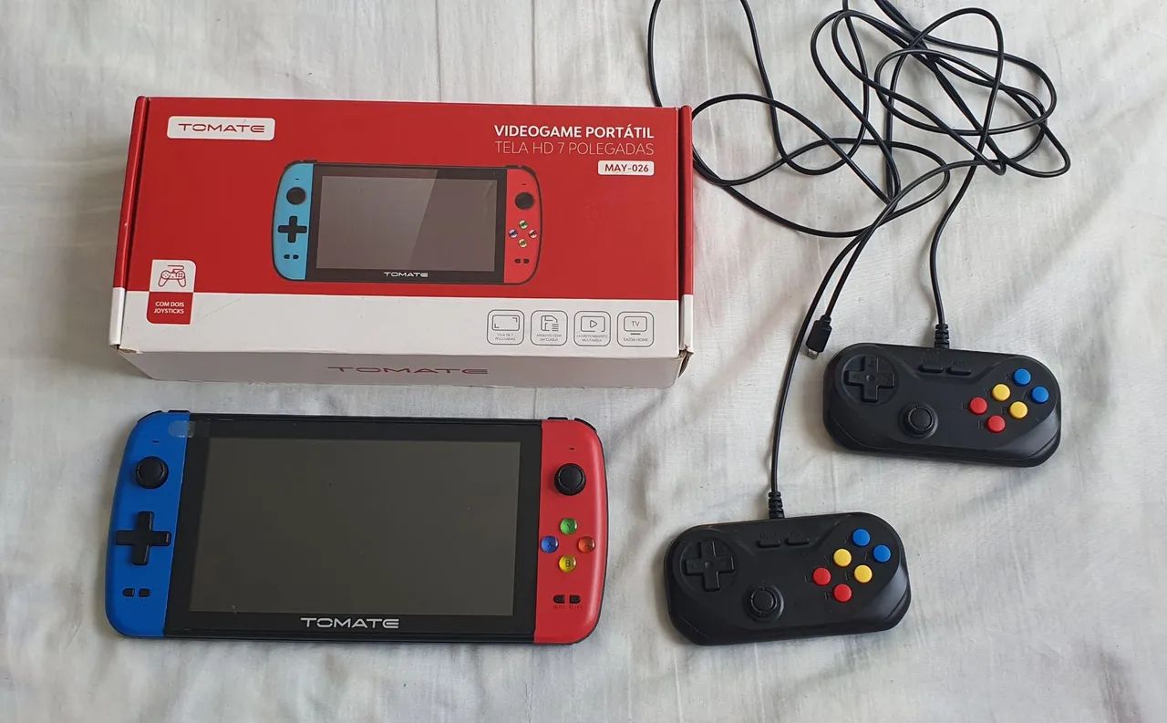 Videogame Portátil Tomate Tela HD 7 Polegadas