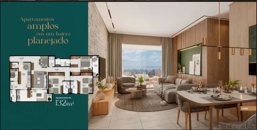 Apê de luxo ao lado do GRÃO PARÁ NO CIDADE CRISTAL - Foto 4