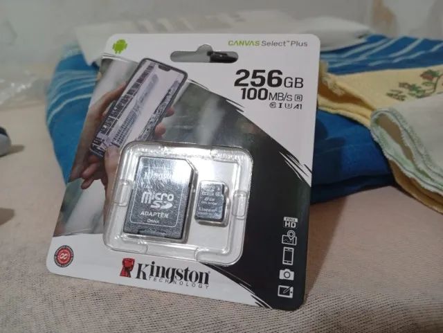 Cartão de memória Kingston (Canvas Select Plus) micro SD 256GB 100MB-S SDCS2-256GB - Foto 2