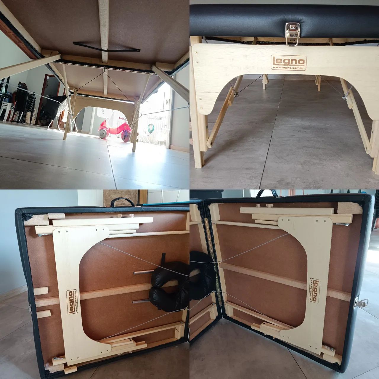 Maca Massagem/Shiatsu Legno Sírius SPA Luxo 80 cm PORTÁTIL, REFORÇADA E ALTURA REGULÁVEL - Foto 2