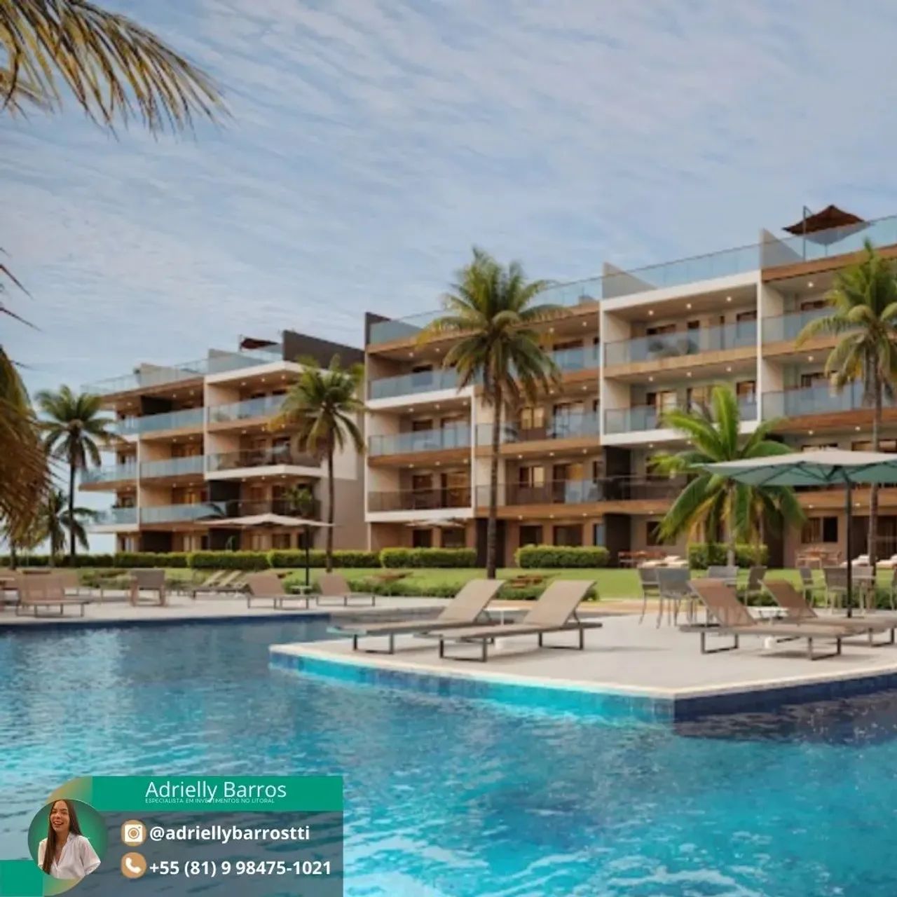 Flat em Porto de Galinhas | Beira-mar na Praia do Cupe | Habitá | Rota DUE Caribe Brasilei - Foto 4