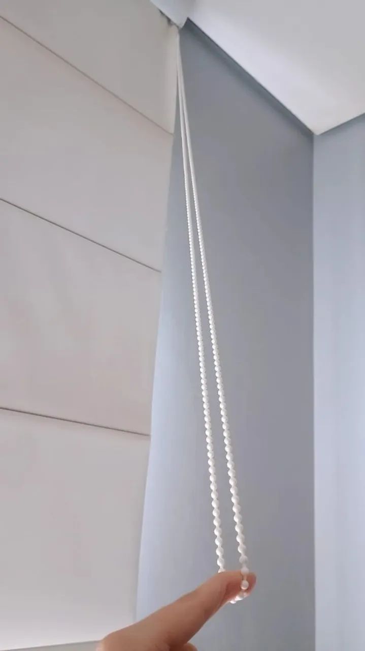 Cortina Persiana medindo 1,70 por 2,60 de linho - Foto 3