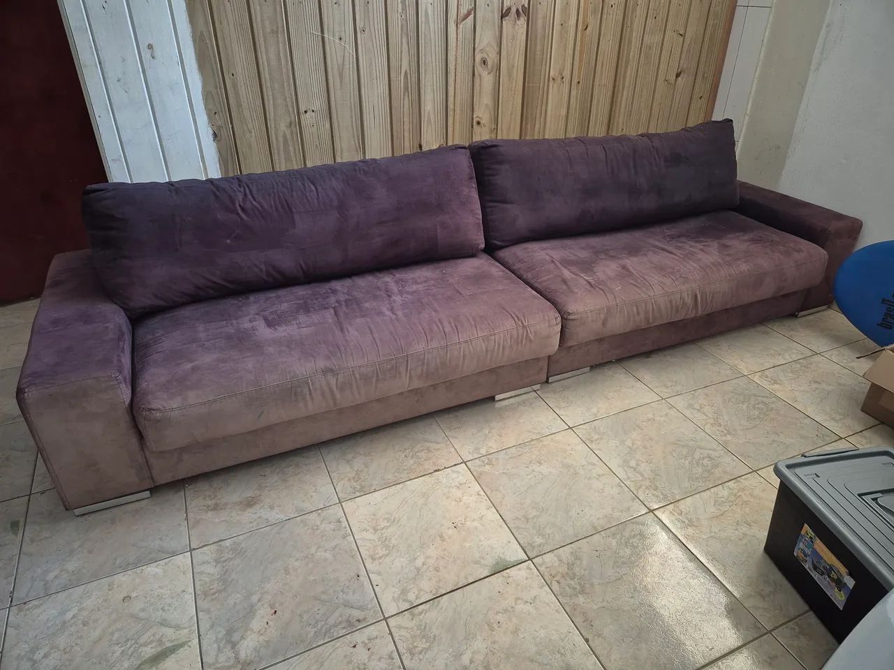 Sofá em Suede - 4 lugares - Foto 3