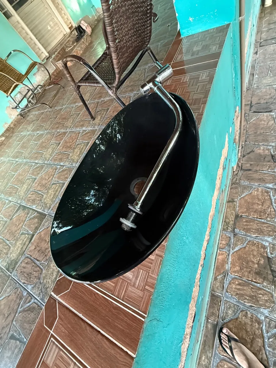 Cuba com torneira