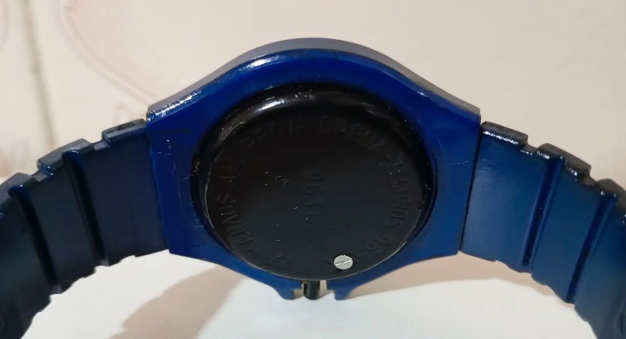 Relógio Masculino Comando Technos Azul (Polímero) Anos 80 - Usado - Foto 4
