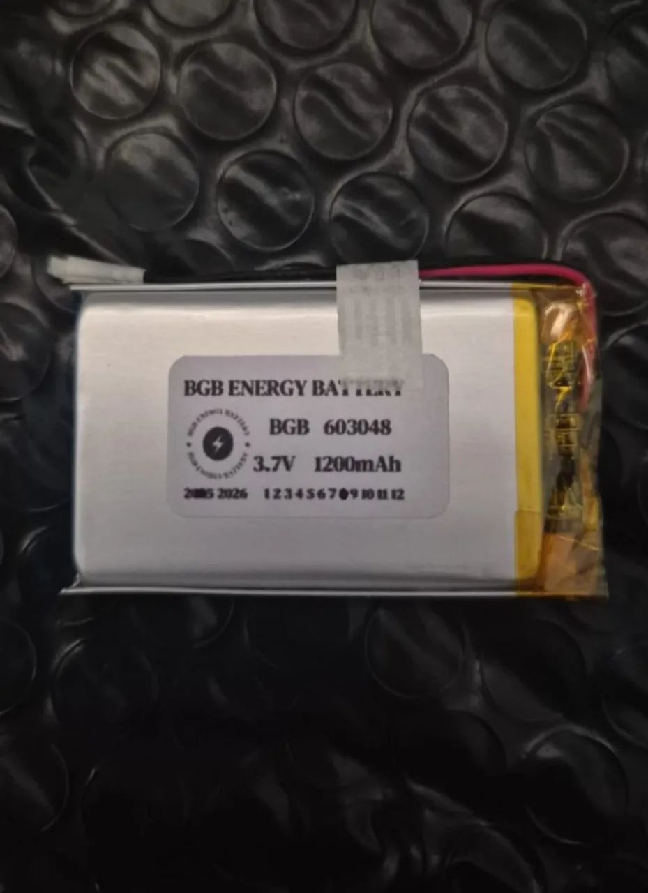 Bateria 2 fios 1200 Mah 3, 7v 