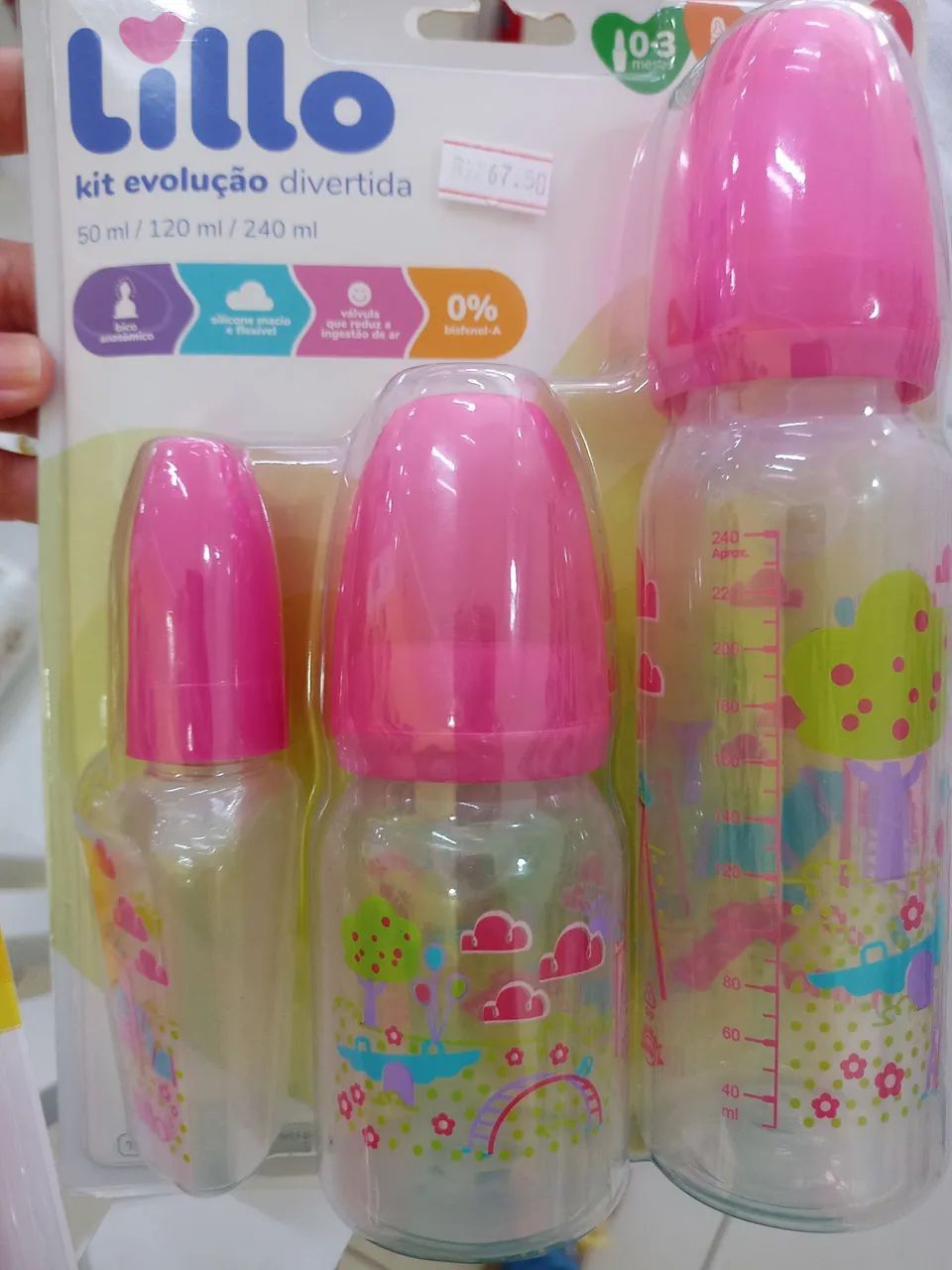 Kit mamadeiras Lillo