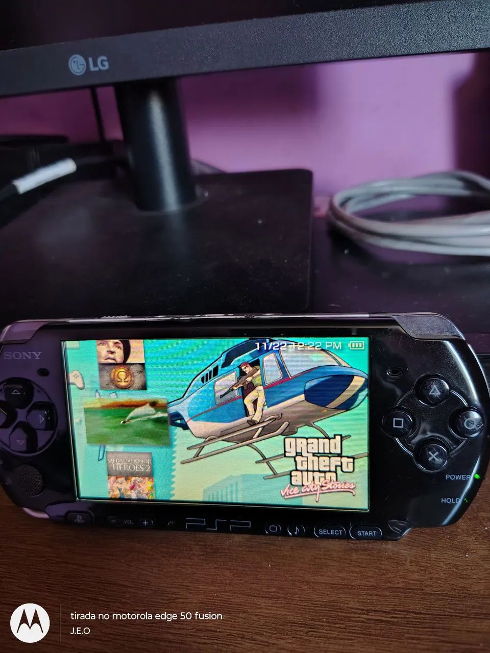 PSP 3000 desbloqueado Cartão com 64 gigas e diversos jogos ! - Foto 6