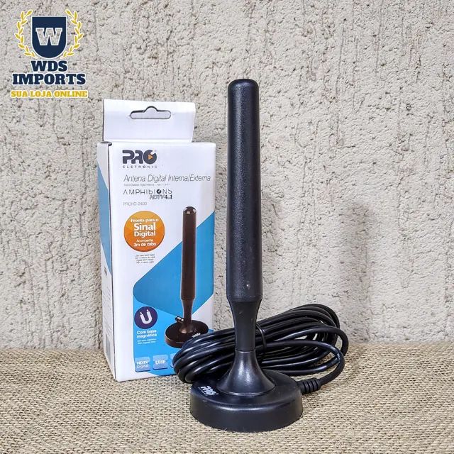 Antena Digital Hdtv Interna / Externa - Pro Eletronic