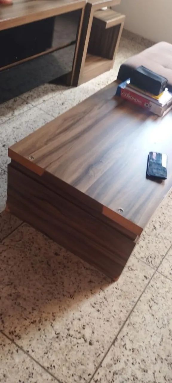 Conjunto Rack, Mesa de Centro e Rack Auxiliar - Foto 2