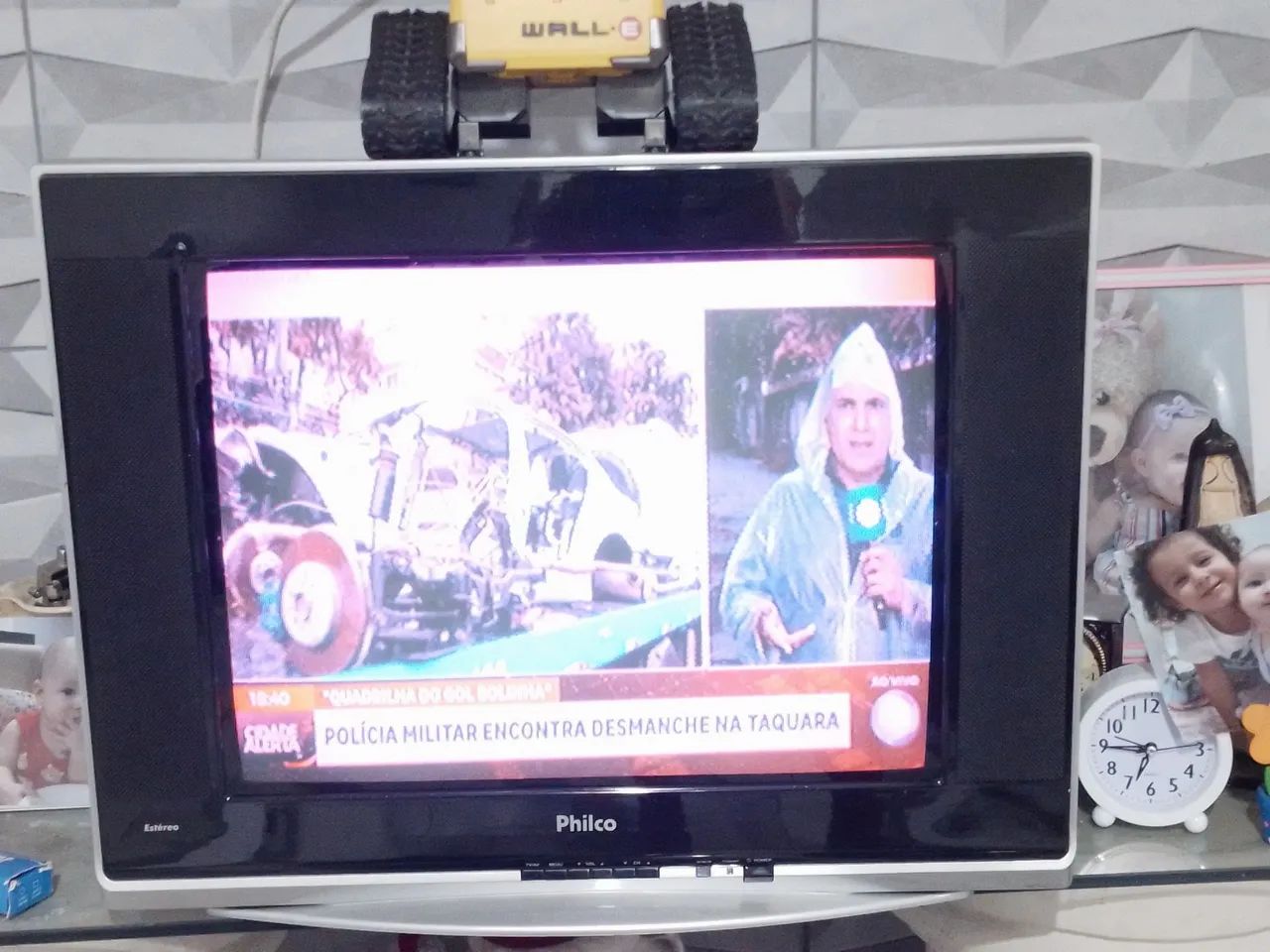 Tv de tubo tela plana 21 polegadas 