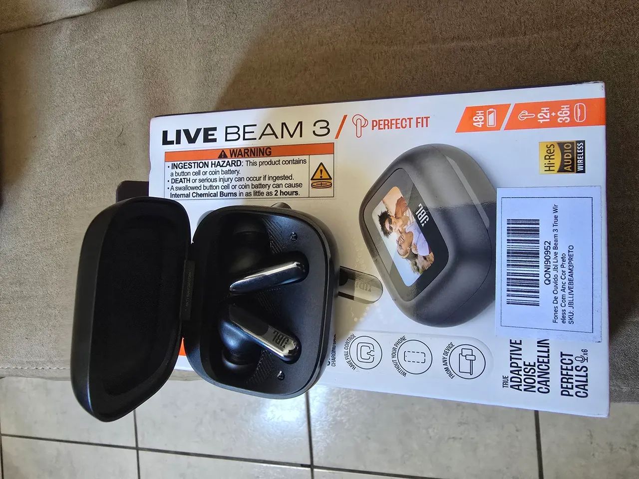 Fone de Ouvido JBL Live Beam 3 True Wireless