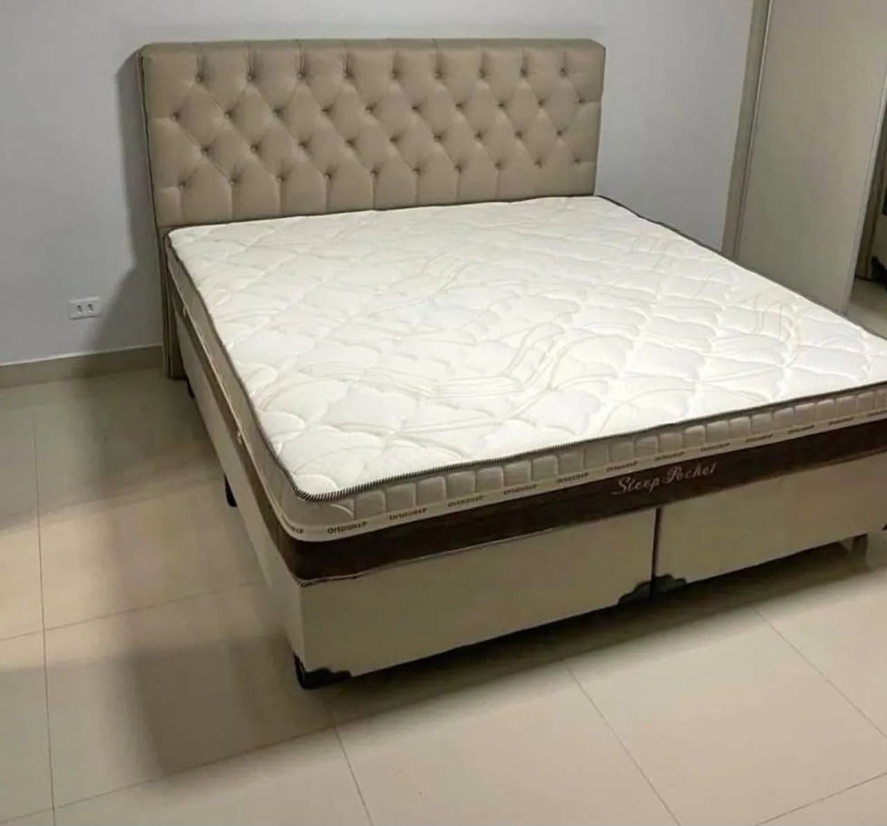 Cama Box Queen Sleep Pocket Ortosleep - Conforto e Elegância