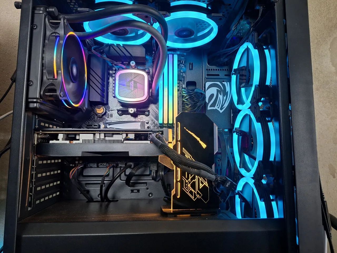 Pc Gamer, R7 2700 ,32ram ,Rx6600 8gb, 3tb armazenamento  - Foto 2