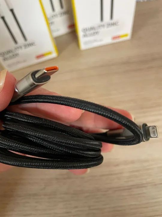 Cabo Baseus USB tipo C para iphone 20W - Foto 5